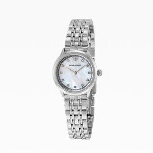 Emporio Armani Watch Dress White/Steel Ø26 mm